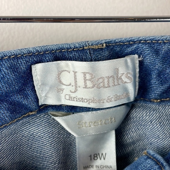 CJ Banks Jeans Stretch SZ 18W Medium Wash - Picture 6 of 9